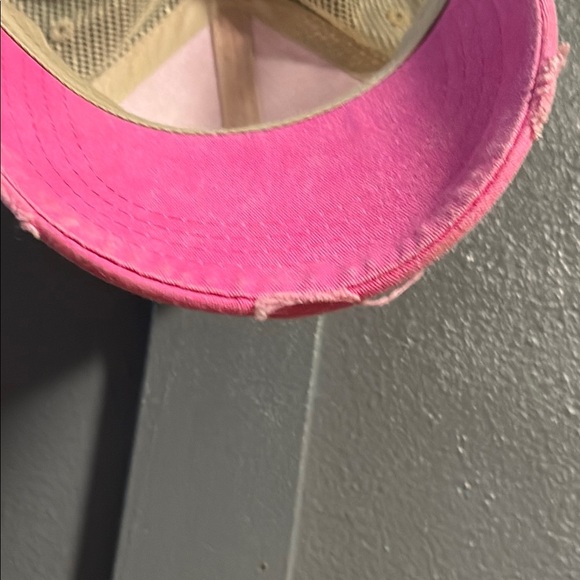 Adams Pink and Tan Women's Hat - Picture 8 of 8